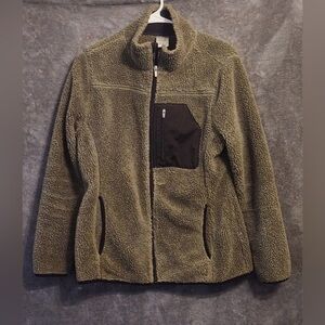 Kids Olive Fleece Hoodie